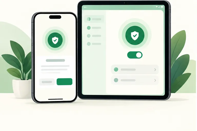 绿茶 VPN iOS 客户端界面截图