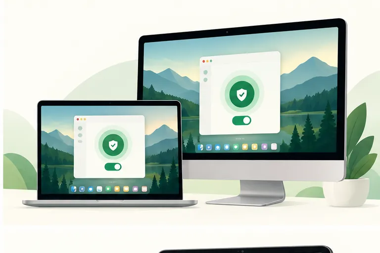 绿茶 VPN macOS 客户端界面截图