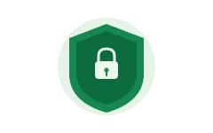 VPN 隐私保护盾牌图标